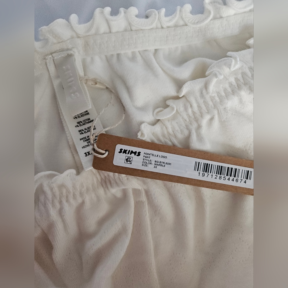 Skims Pontelle Logo Straight Leg Pant Color Marble Size 3X - Picture 5 of 5